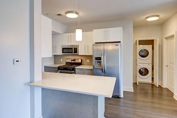Kitchen with laundry